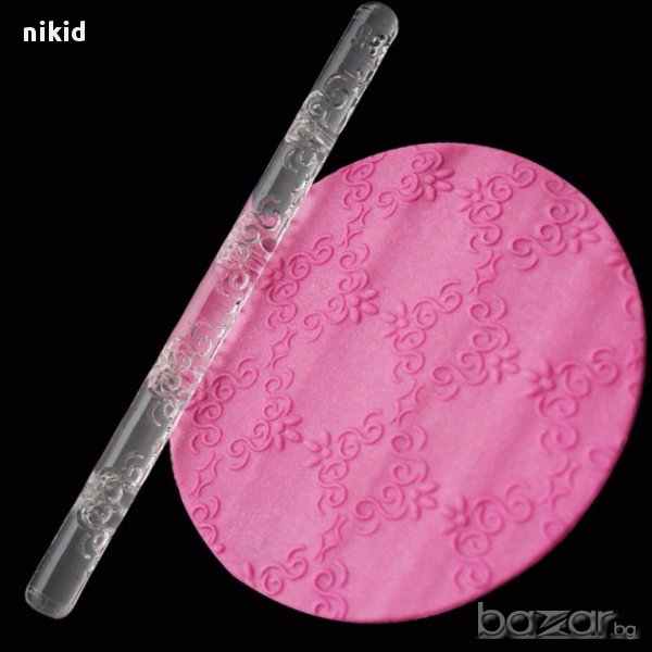 орнаменти Прозрачна релефна текстурна точилка за фондан украса торта сладки, снимка 1