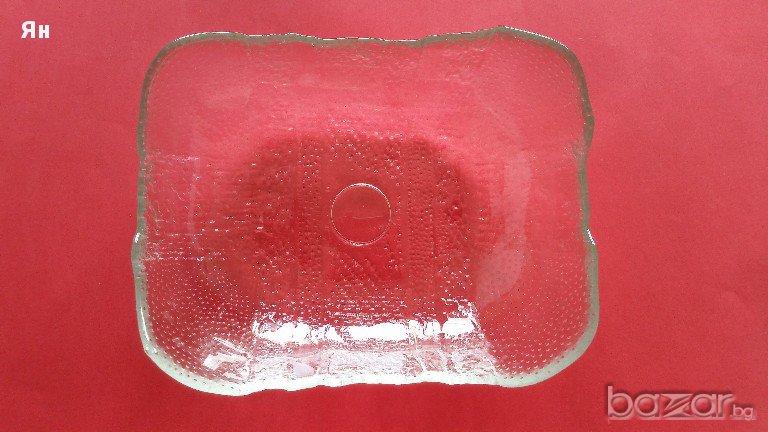 Качествена Стара Стъклена Купа 'Фруктиера'за Плодове, снимка 1