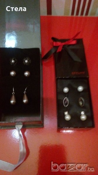 Обеци в подаръчна кутия, снимка 1