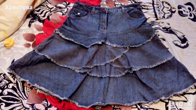 Дънкова пола Here & There, снимка 1