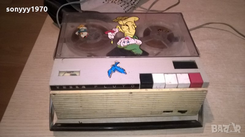 tesla pluto+tesla adapter 220v-14v-ретро ролка, снимка 1