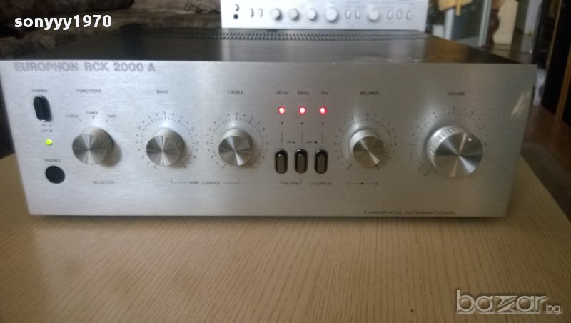 europhon rck 2000a stereo amplifier-нов внос швеицария, снимка 1