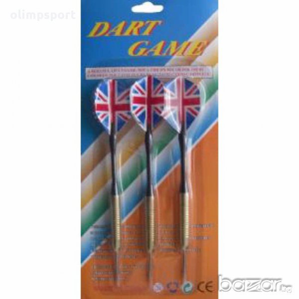 Стрели за дартс със стоманен връх 3 броя  нови, снимка 1
