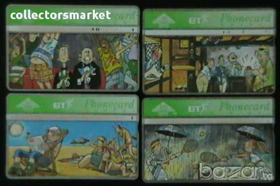 Лот от 4 фонокарти, Великобритания, снимка 1