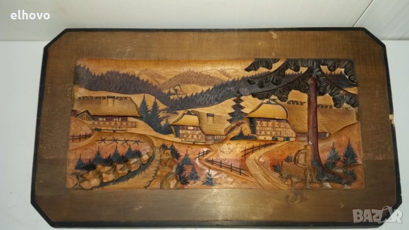 Дърворезба-картина, снимка 1