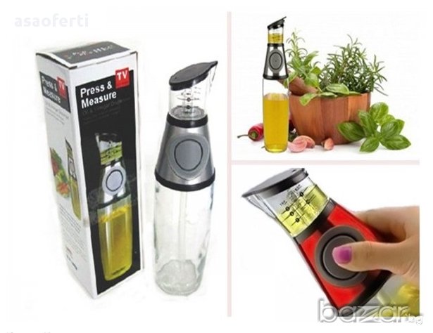 Диспенсър с дозатор за олио или оцет, снимка 1