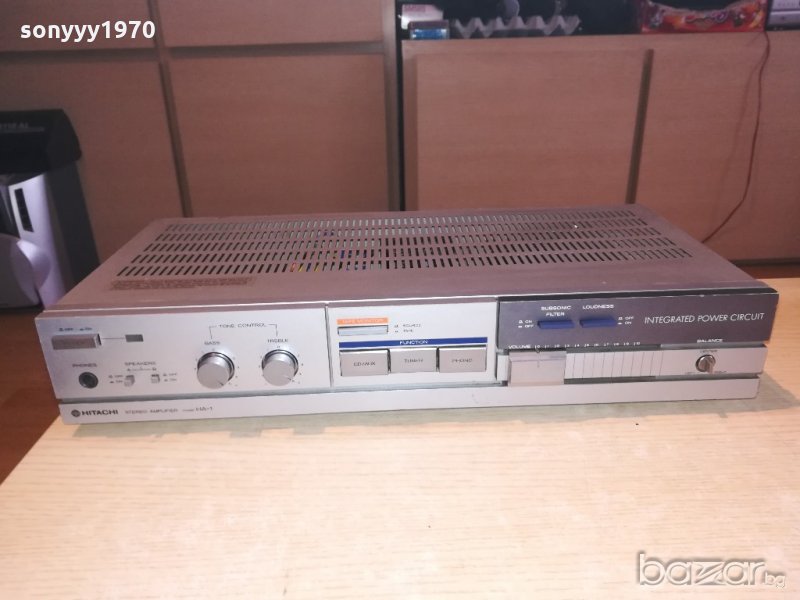 hitachi ha-1 amplifier-made in japan-внос франция, снимка 1