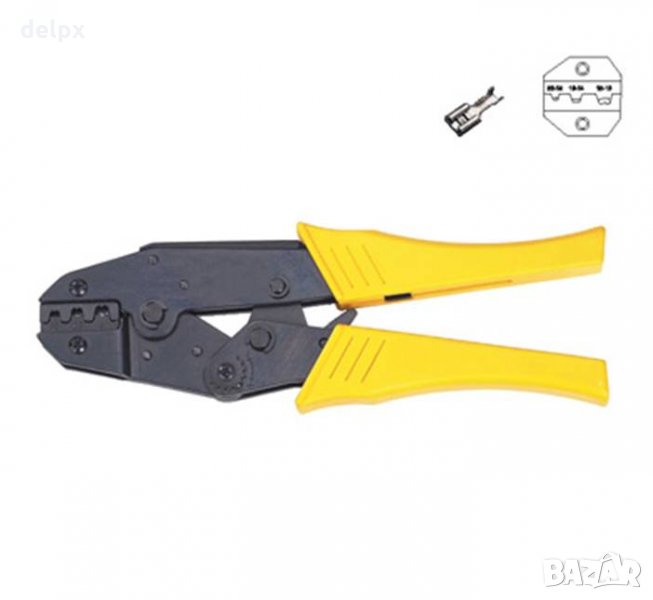 Клещи кербовачни/кримпващи WX-03B за неизолирани кабелни обувки, снимка 1