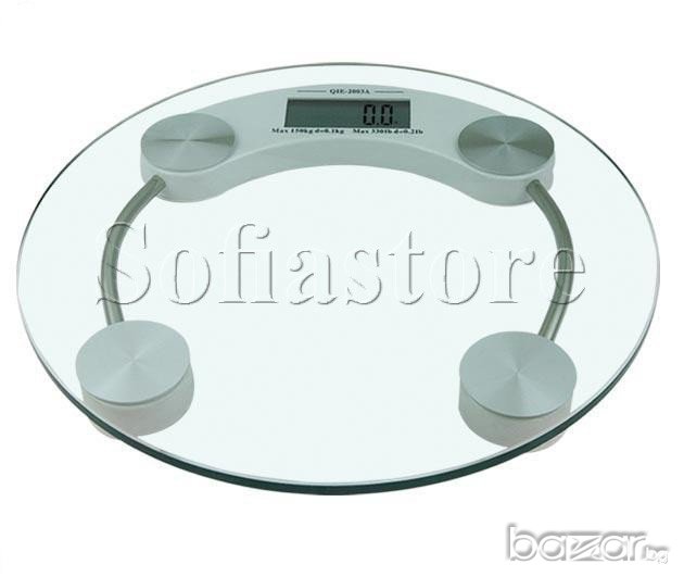 Нов електронен стъклен кантар за домашна употреба до 180 кг. 14лв., снимка 1