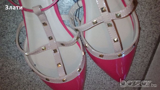 НОВИ-Лачени-летни обувки-ATMOSPHERE, снимка 5 - Сандали - 18913488