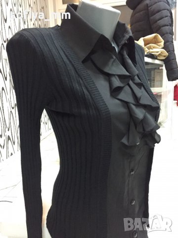 Дамска блуза два цвята, снимка 2 - Блузи с дълъг ръкав и пуловери - 19898762
