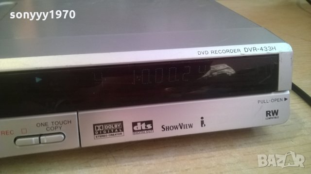pioneer dvr-433h-s hdd & dvd recorder-внос швеицария, снимка 12 - Плейъри, домашно кино, прожектори - 23914241