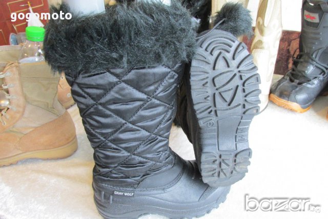 КАТО НОВИ водоустойчиви,ежедневни,топли апрески ловни боти GRAY WOLF®,made in CANADA,N- 35 - 36, снимка 16 - Дамски апрески - 17248414