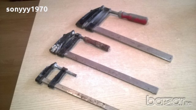 стеги-3бр-внос франция-38х18см+37х12см+26х9см, снимка 4 - Други инструменти - 19920220