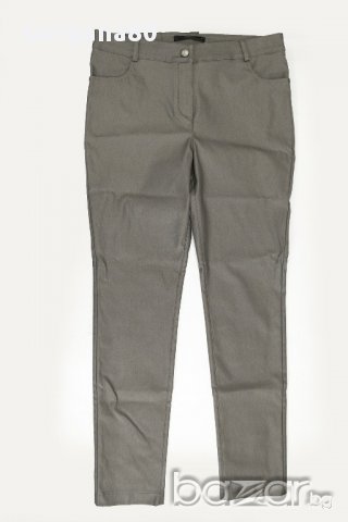 Еластичен дамски панталон в сиво-бежов нюанс Zaps, снимка 1 - Панталони - 10271834