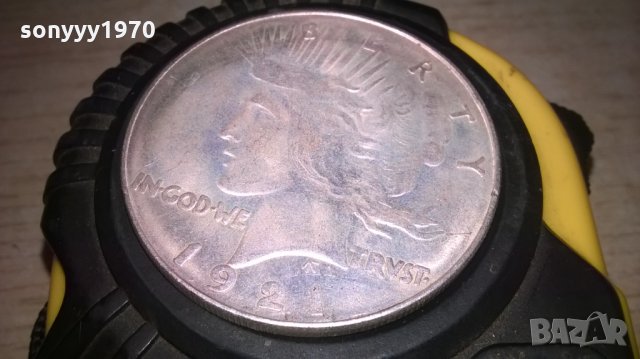 *1921 one dollar-usa-4.5см-колекция-внос швеицария, снимка 7 - Колекции - 23531998