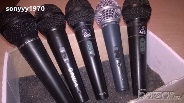 akg/shure/behringer/yamaha-микрофони 125лв за броика, снимка 5 - Микрофони - 19385202