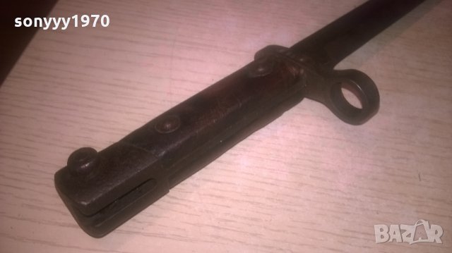 стар военен нож-антика-32см-внос швеицария, снимка 7 - Колекции - 22461609