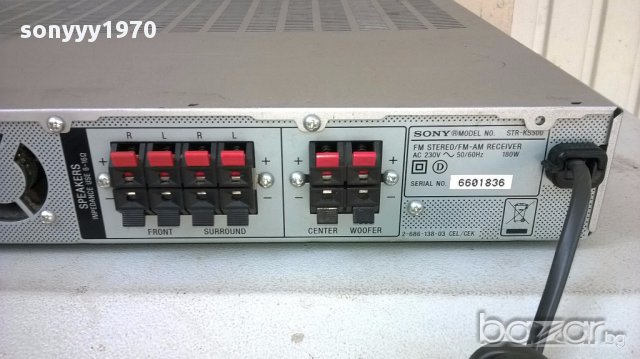 Sony str-ks500 receiver 6 chanel-внос швеицария, снимка 10 - Ресийвъри, усилватели, смесителни пултове - 18150771