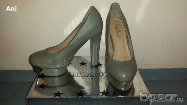 Ефектни обувки на ток-нови, снимка 1 - Дамски обувки на ток - 18264492