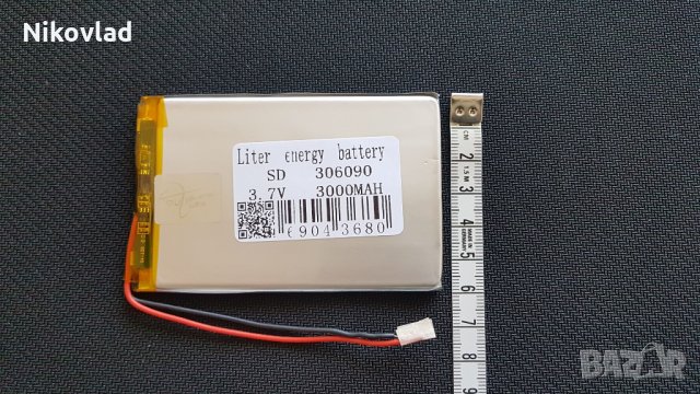 Батерия за таблет - 3.7V/ 3000mAh, 90x60x3mm, снимка 4 - Таблети - 24887121