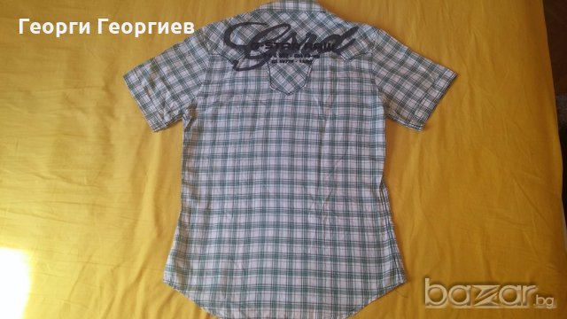 Мъжка риза G-Star/Джи Стар, 100% оригинал с много апликации, снимка 11 - Ризи - 18911736