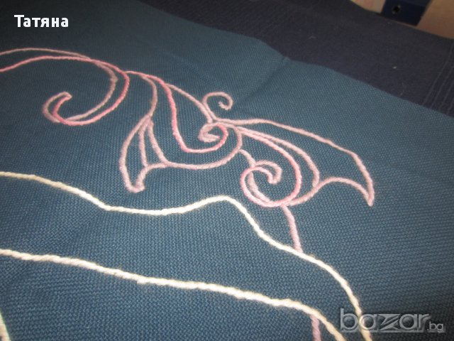 ПАНО   ЗА СТЕНА  /коприна ;текстил;метал /цветя/;, снимка 2 - Пана - 15633349