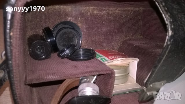 ретро руска камера-с кожен куфар, снимка 13 - Камери - 25332638