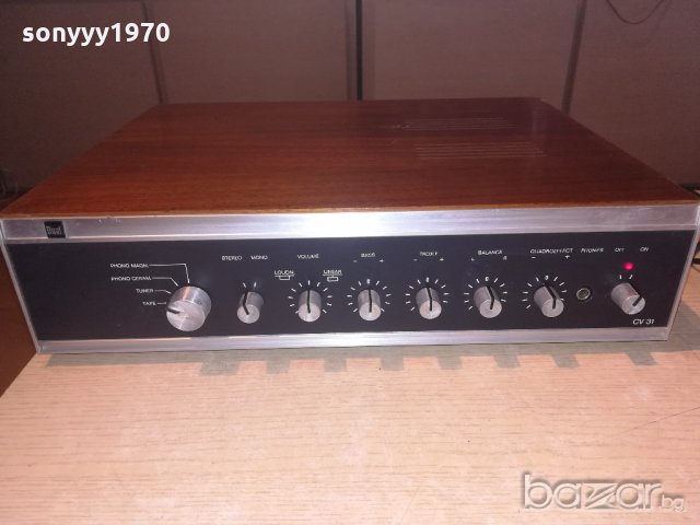 ПОРЪЧАН-dual cv31 amplifier-made in germany-внос швеицария, снимка 6 - Ресийвъри, усилватели, смесителни пултове - 20361529