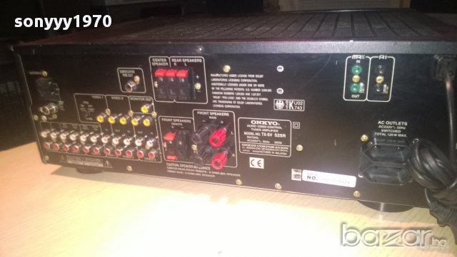onkyo tx-sv 525r audio video control tuner amplifier-300watts-внос швеицария, снимка 12 - Ресийвъри, усилватели, смесителни пултове - 8949386