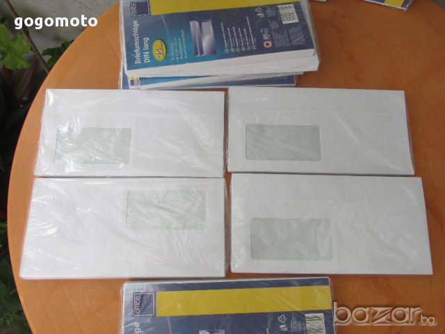 Пощенски пликове,25 бр.,с прозорче,GOGOMOTO.BAZAR.BG, снимка 1 - Други машини и части - 15254279