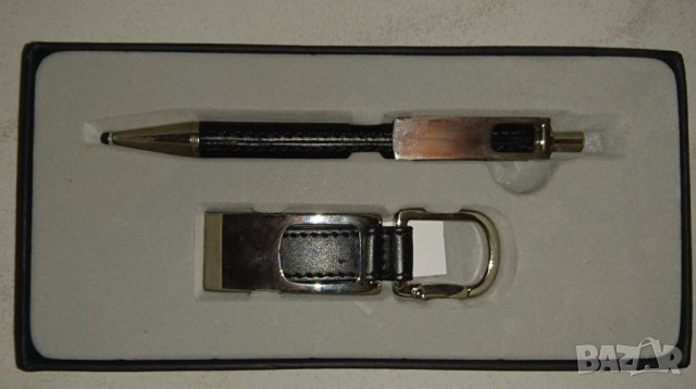 Комплект химикалка и ключодържател Нови, снимка 1 - Ученически пособия, канцеларски материали - 24294872