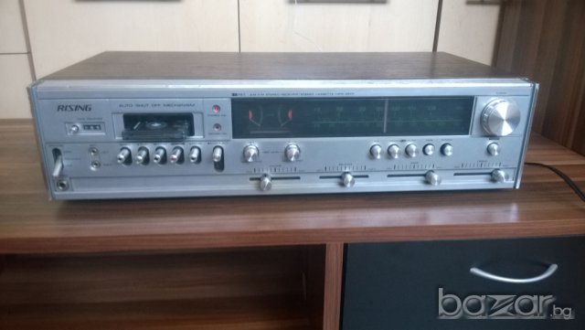 rising str-303-ic fet am/fm stereo receiver/cassette tape deck-54см..., снимка 4 - Ресийвъри, усилватели, смесителни пултове - 7711154