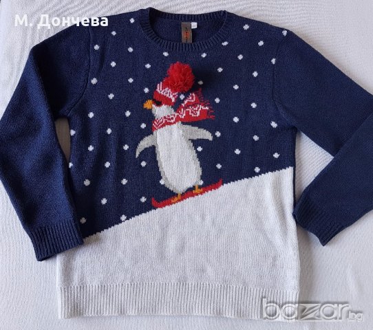 Коледен пуловер 11-12 години