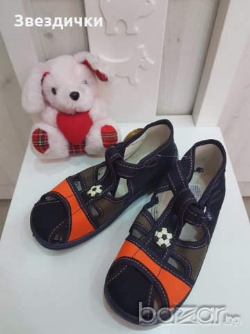 Детски текстилни пантофи  за момчета - 27номер., снимка 1 - Бебешки обувки - 19054020