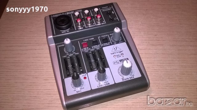 behringer-xenyx 302 usb-внос швеицария, снимка 9 - Ресийвъри, усилватели, смесителни пултове - 19573939