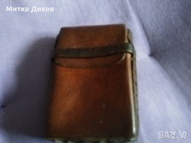 Калъвче цигари карти естествена кожа