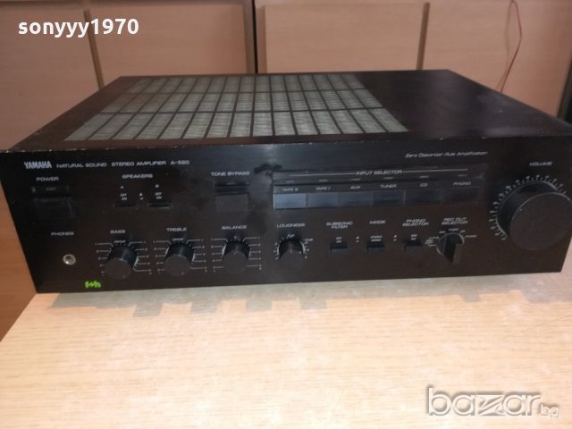 yamaha a-520-stereo amplifier-made in japan-внос швеицария, снимка 9 - Ресийвъри, усилватели, смесителни пултове - 21342635