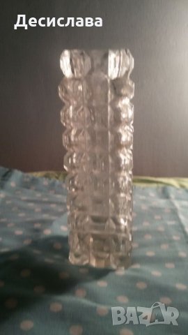 Кристална ваза от времето на социализма, снимка 1