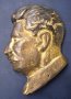 Сталин барелеф бронз, снимка 1 - Антикварни и старинни предмети - 23612412