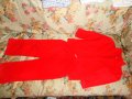 детски червен поларен комплект, снимка 1 - Детски комплекти - 22211548