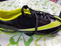 Продавам мъжки маратонки кожени лак  подходящи и за футбол черно сиво, снимка 3