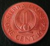 1 цент 1964, Сиера Леоне, снимка 1