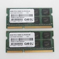  RAM памети за лаптоп 8GB Dual Channel PC3-10660 1333MHz, снимка 1 - RAM памет - 21148408