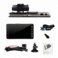 Авто видеорегистратор с 2 камери Full HD DVR Smart Technology Cam 4", снимка 2 - Аксесоари и консумативи - 21047260