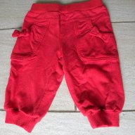 Бебешки анцунг Fox baby 3-6м, червен , снимка 1 - Панталони и долнища за бебе - 12373617