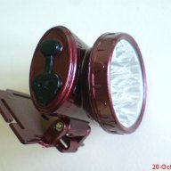 Акумулаторен фенер (челник) с 13 светодиода, снимка 5 - Други - 6053939