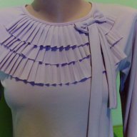 РАЗПРОДАЖБА интересна блузка-РАЗПРОДАЖБА, снимка 1 - Блузи с дълъг ръкав и пуловери - 17261373