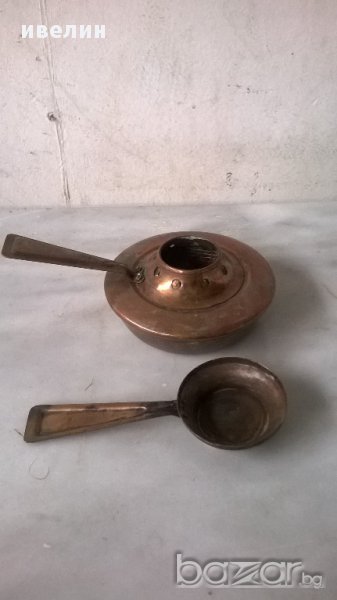 стар месингов уред за подгряване, снимка 1
