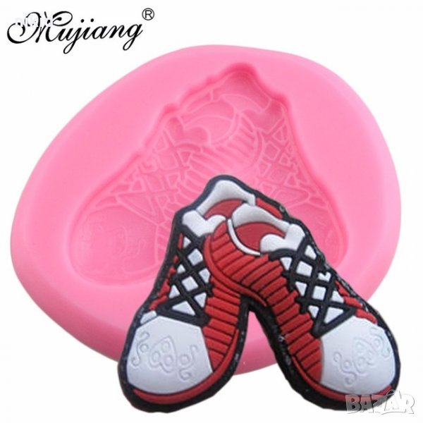 гуменки обувки силиконов молд форма за декорация и украса торта фондан шоколад тесто, снимка 1